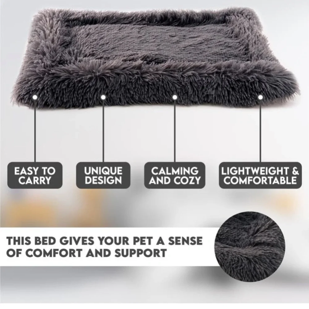 NWT! Precious Tails Eyelash Faux Fur Bed